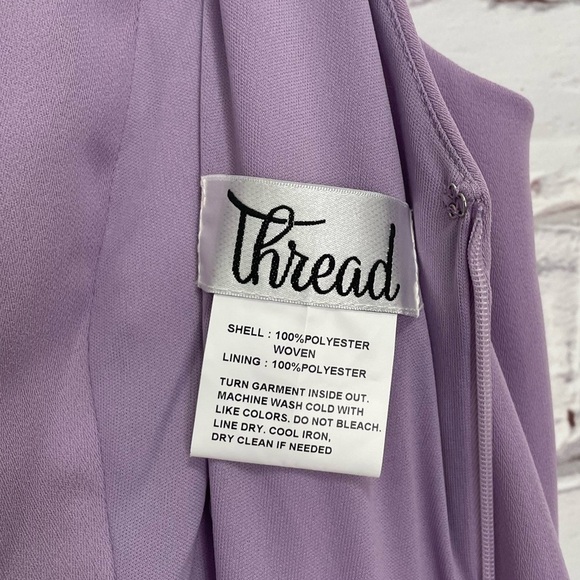 Thread pale purple bridesmaid dress Size 10 - Picture 5 of 6